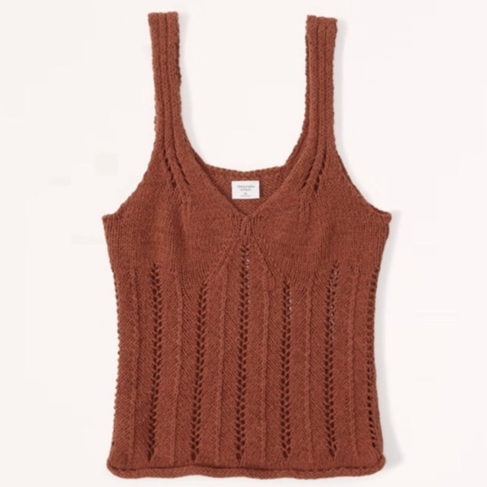 A&F - Open Knit Tank Top